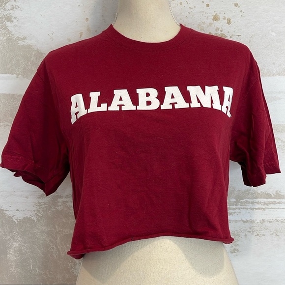 ALABAMA cropped red Tee - Picture 1 of 3